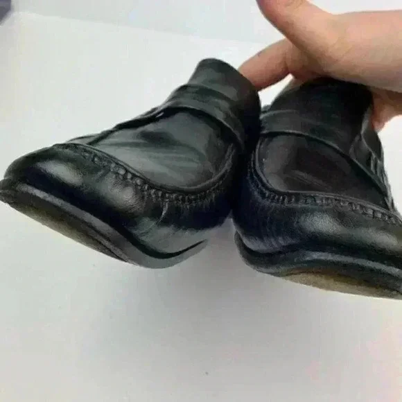 Johnston and Murphy loafers 10 M Italian leather